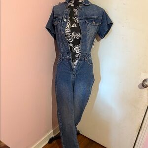 NWT Habitual Women's Blue Denim Jumper